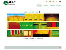 Tablet Screenshot of en.aerf.eu